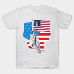 Hand Holding Flag T-Shirt